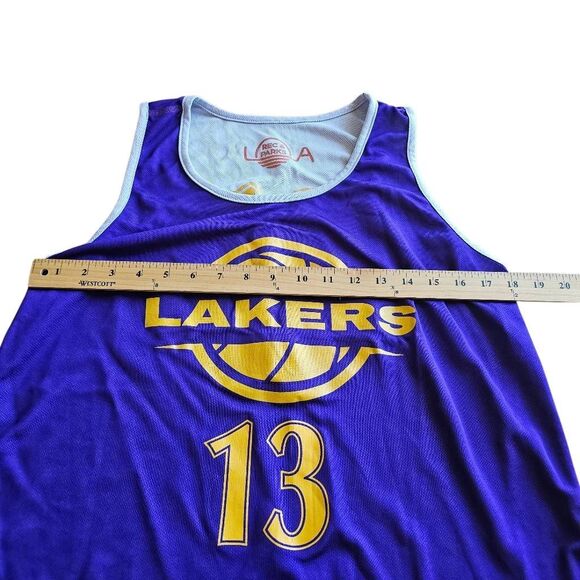Score Authentic Apparel Los Angeles Lakers reversible jersey adult small - Picture 6 of 8